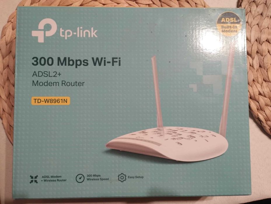 Router tp-link td-w8961n WIFI4 300Mb/s ADSL 2+