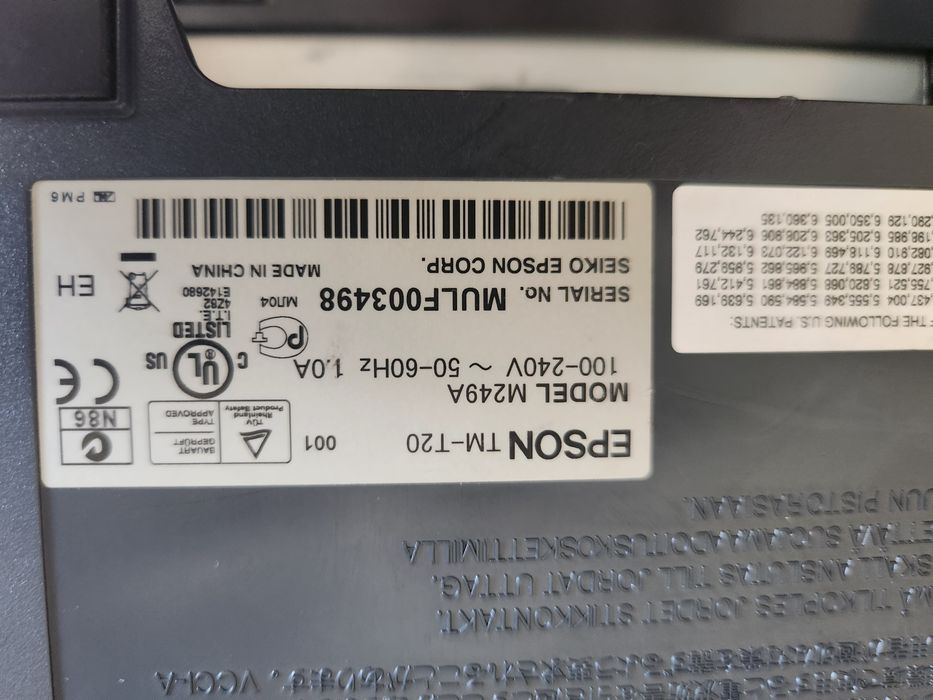 Gaveta de dinheiro automática + Impressora  térmica Epson T20