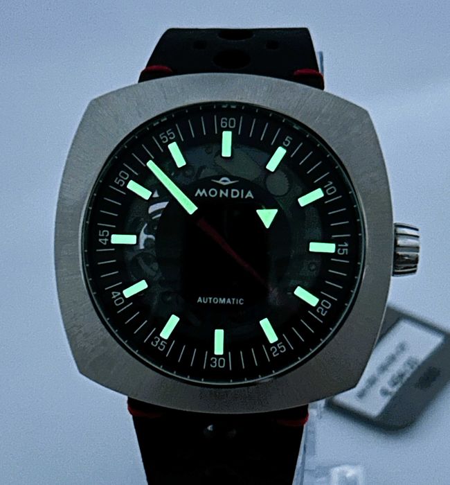 Mondia Automatic – Skeleton | styl Vintage Sport | Full Set NOS