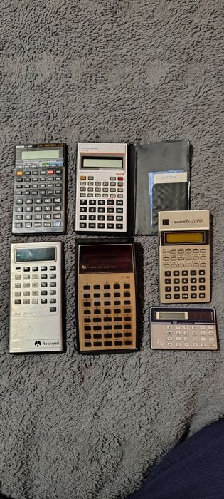 Финтажный Калькулятор Casio,Rockwell, Texas Instruments
