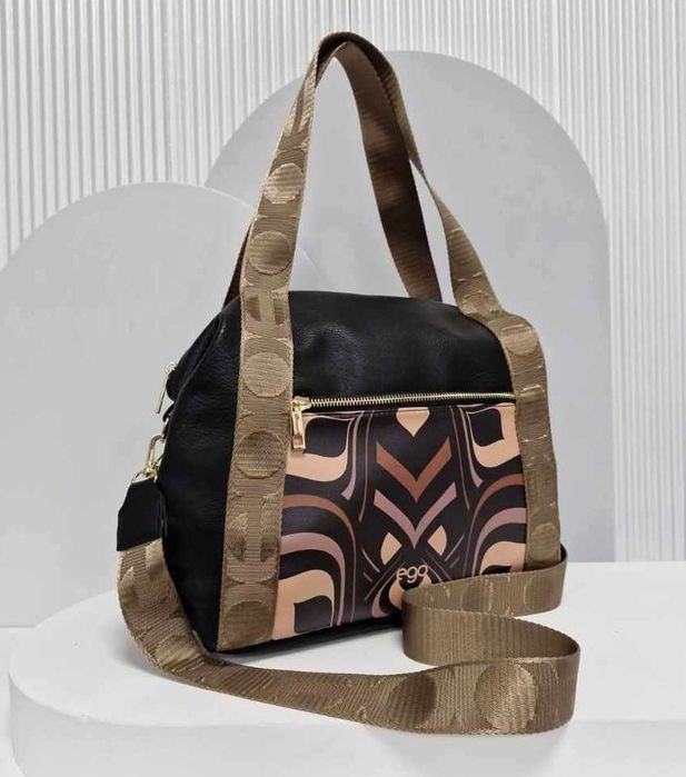 Nowa mała torba shopper podróżna EGO ekoskóra