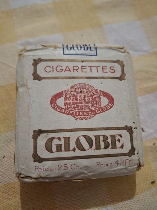 Maço tabaco vintage globe