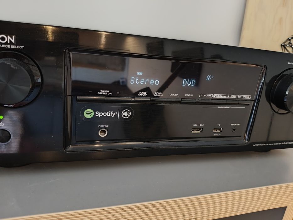 Zestaw  audio: denon AVR-X1100W + Kruger&Matz  km0503
