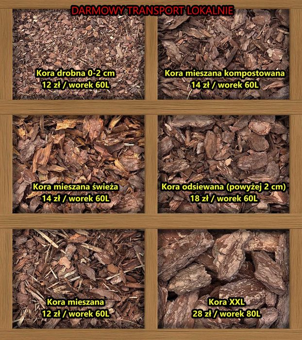 Kora sosnowa 60L Płońsk | Darmowa dostawa