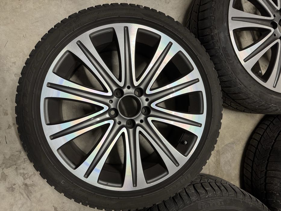 Jantes usadas Mercedes 19” originais+pneus Pirelli Sottozero 3
