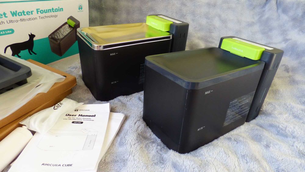 Розумний питний фонтан Amicura Cube A3 Lite 3.3L з ЄС в ідеалі