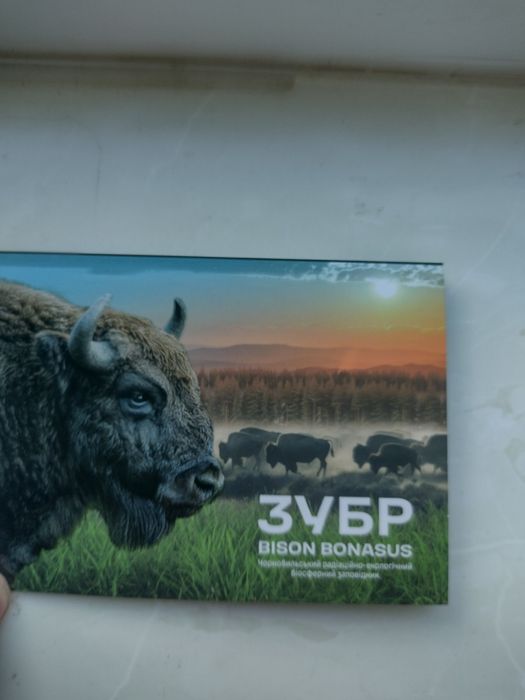 Монета Чорнобиль Відродження Зубр .В сувенірному пакуванні
