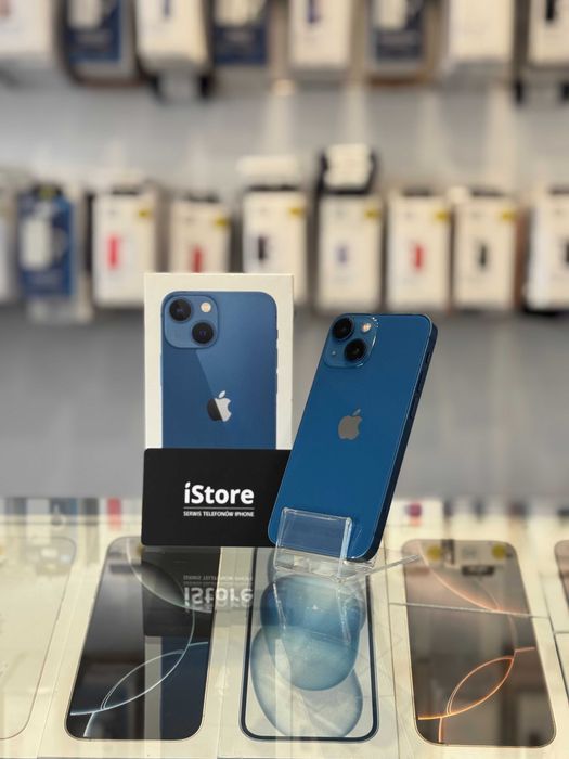 iPhone 13 mini 128 GB • Blue • 100% bateria • GWARANCJA • niebieski