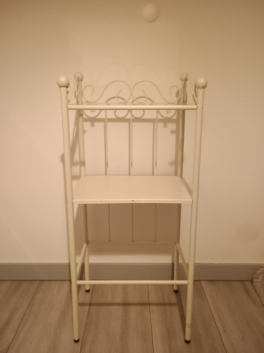 Półka, konsola ze szklanym blatem