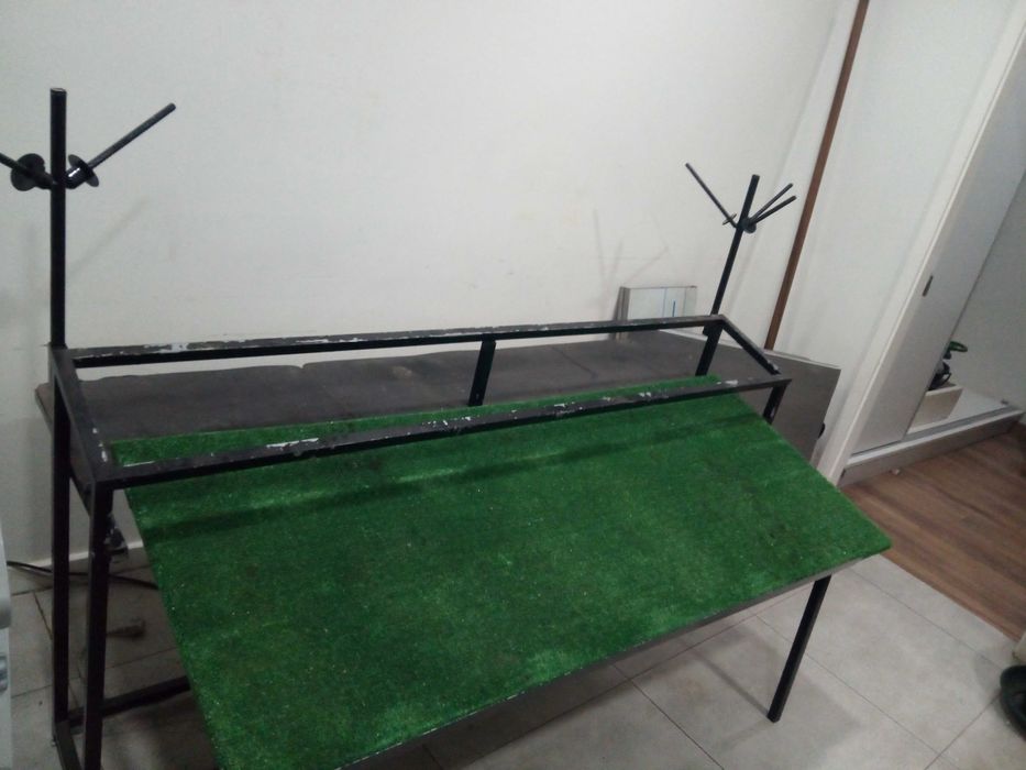 Expositor de fruta duplo.