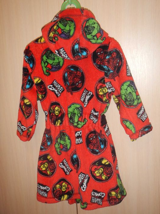 Флісовий халат marvel george р.104-110см(4-5років)