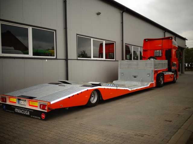 Wynajem naczepy niskopodwoziowej, lawety