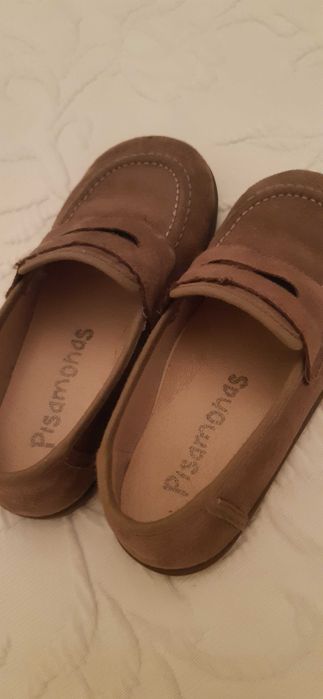 Sapatos camurça menino 27