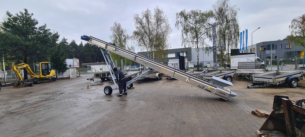 Wypożyczalnia Taśmociąg Przenośnik taśmowy Pogłębianie piwnic Wynajem