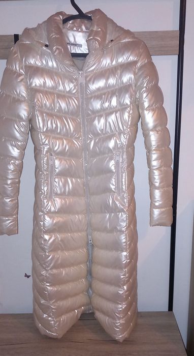 Sobretudo impermeável pérola  - Tamanho S