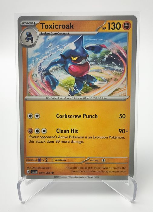 Toxicroak 024/064 karta pokemon Shrouded Fable