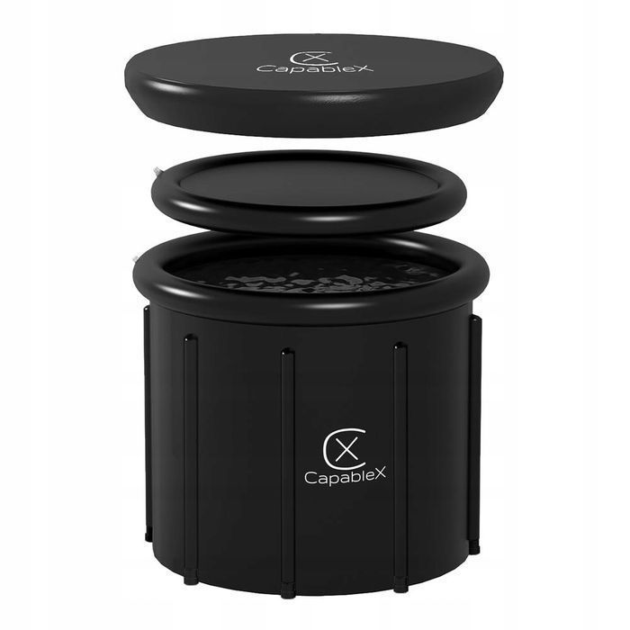 BALIA BANIA do morsowania lodowa beczka  CAPABLEX 420L pokrywa