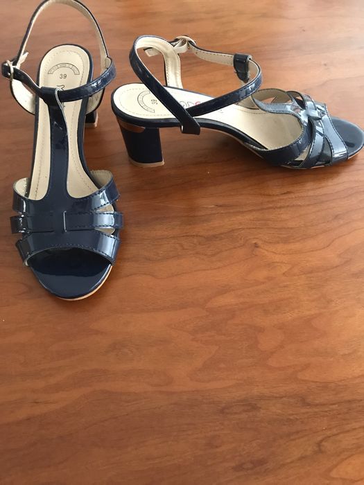 Sandálias,azul marinho