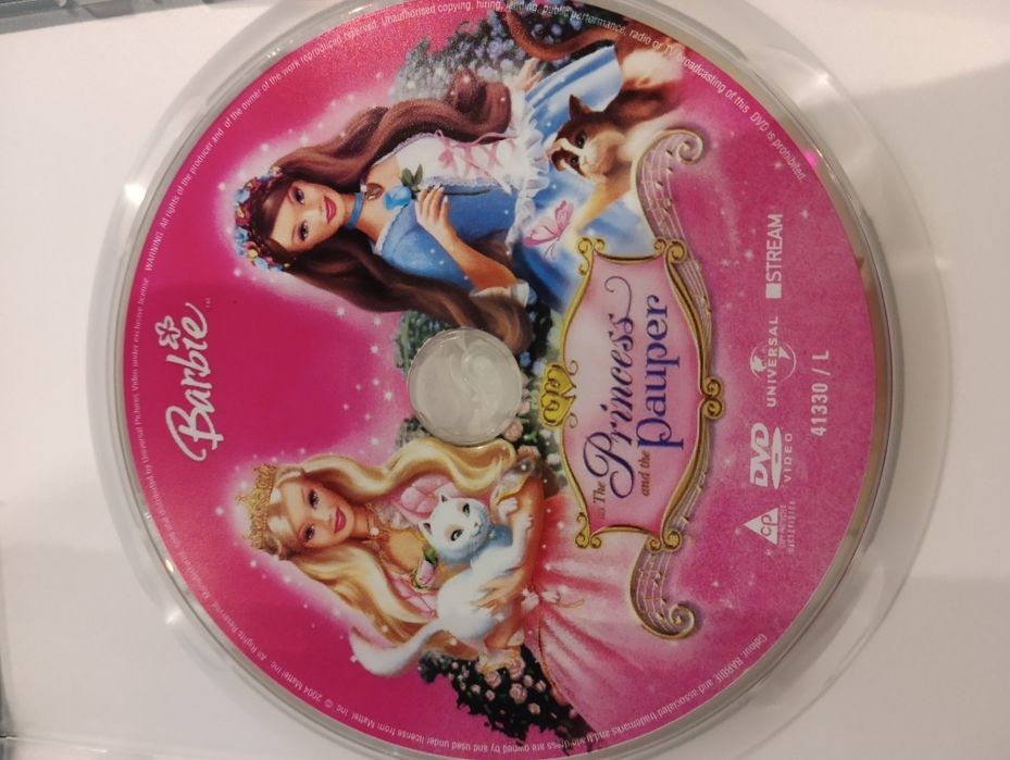 DVD Barbie em a princesa e a aldeã