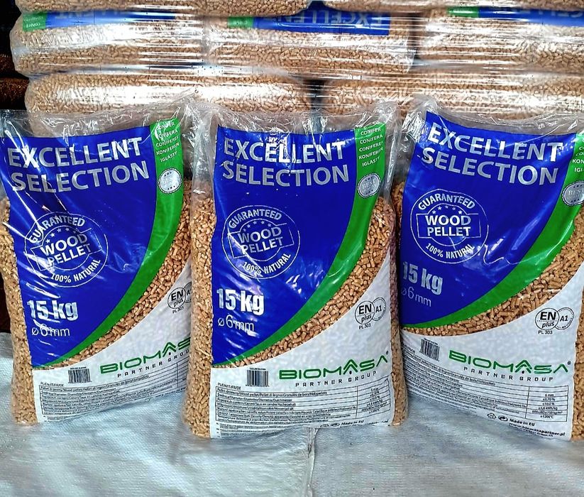 Pellet PELLMAX (975kg) 18,5 MJ/kg Pellegreeno pelet super jakość eko