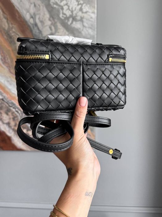 Bottega Veneta Bang Bang Bag in Black , жіноча сумочка , аксессуар