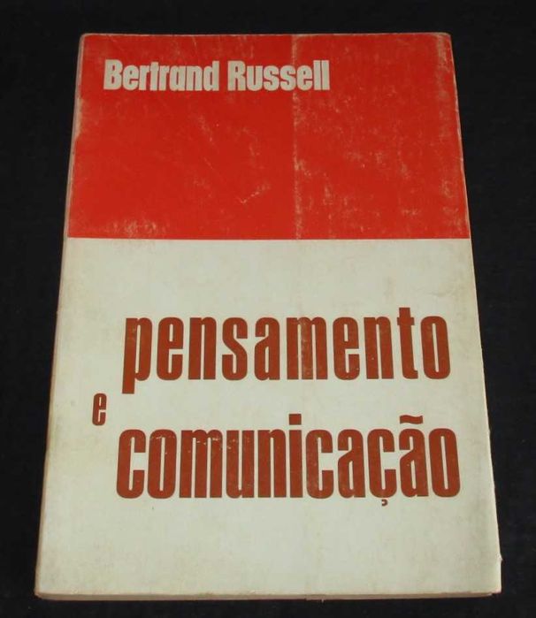 Livro Pensamento e Comunicação Bertrand Russell