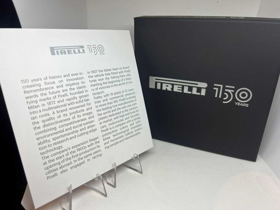 Itália 2022 - Estojo Prata Proof 150º Aniversário - Fundação Pirelli