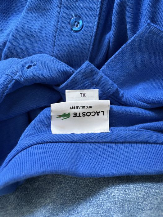 Niebieskie Polo Lacoste