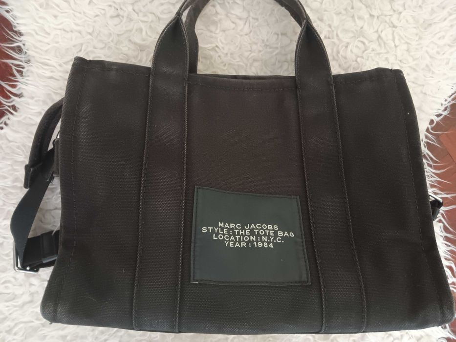 Mala shopper Tote bag Large de tecido Marc Jacobs