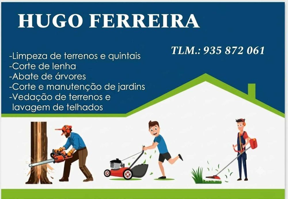 Jardins,limpeza de terrenos .