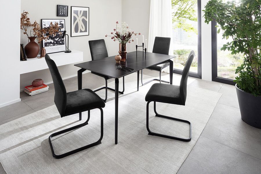 NOWY stół stalowy ceramiczny imitacja marmuru 140x80x76