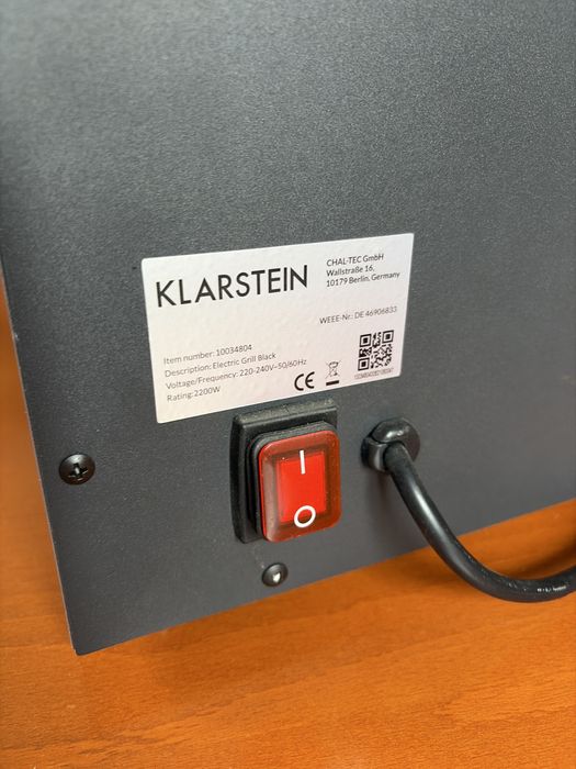 Grill wysokotemperaturowy Klarstein Hannibal 850°C – 2200 W