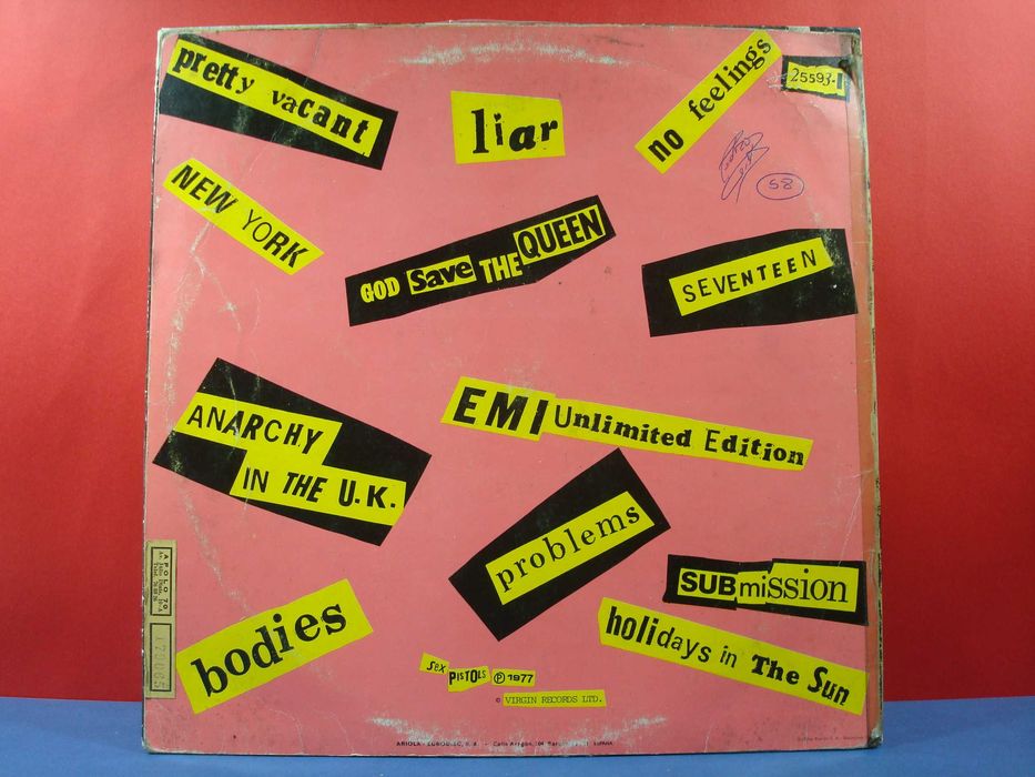 Sex Pistols - Never Mind The Bollocks... / VG Plus / LP / SP / 1977