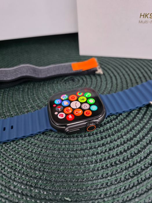 Smartwatch HK Ultra2 Max – AMOLED, połączenia, sport, zdrowie – NOWY