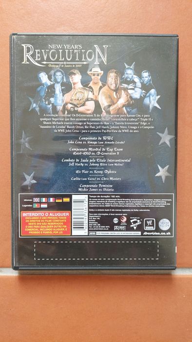 DVD WWE New Year's Revolution 2007 (Original Silver Vision)