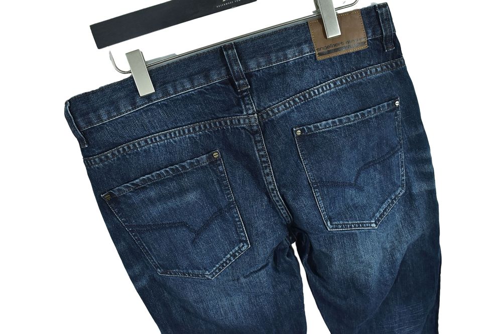 Engelbert Strauss Męskie Spodnie Jeansowe Jeansy 52