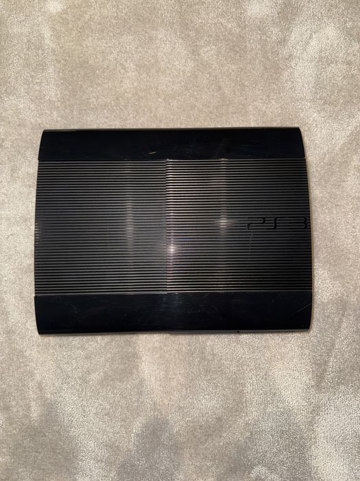 PS3 Super Slim Sony + 2 Comandos + 10 Jogos + Cabos | Completa