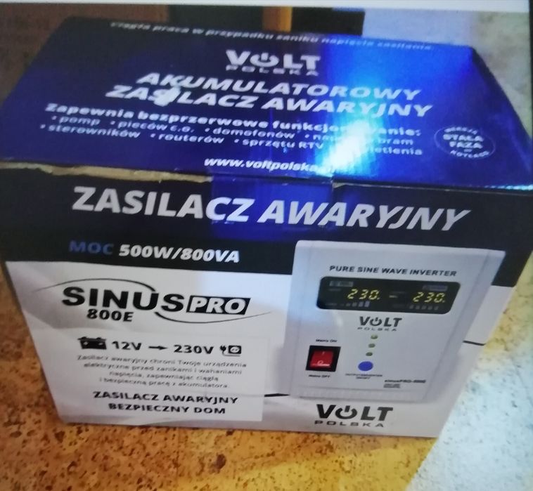 Джерело безперебійного живлення Volt Polska Sinus PRO 800E 12V 220V