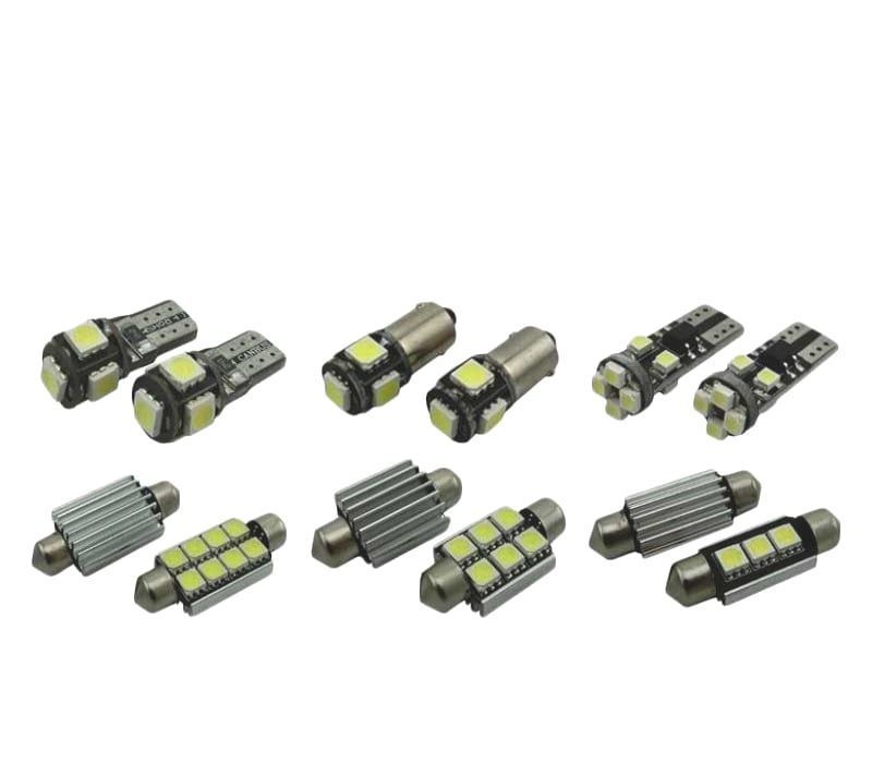 KIT COMPLETO 16 LAMPADAS LED INTERIOR PARA BMW 1 SERIE E88 CONVERTIBLE CABRIO 118I 120D 120I 125I 12