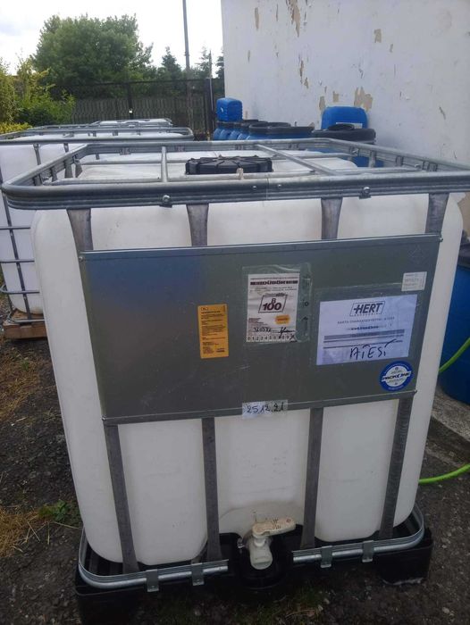 Mauzer-Zbiornik 1000 ltr.(po spożywcze  po jednym użyciu nie chemia