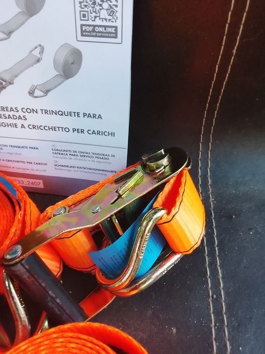 Conjunto de cintas para cargas pesadas