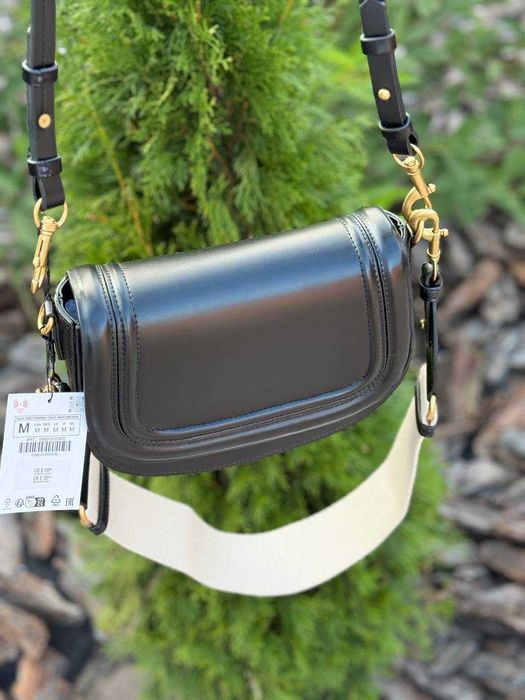 Сумка,сумочка Зара Zara 2 ремня оригинал АКЦИЯ РАСПРОДАЖА склада
