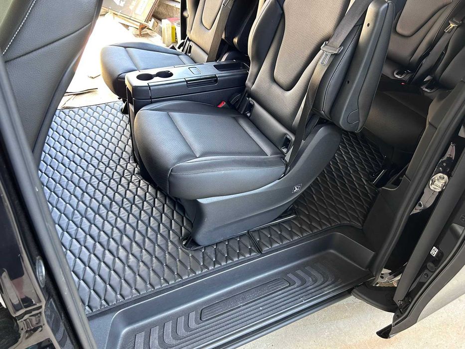 Коврики в салон Екошкіра для Mercedes Vito/Viano W447 V-Class 2014++