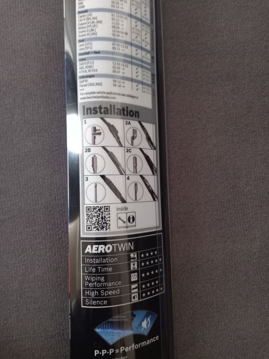 Nowa wycieraczka samochodowa Bosh aerotwin AP 650U