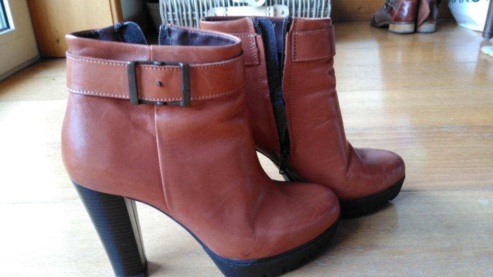 Botas camel em muito bom estado, 37
