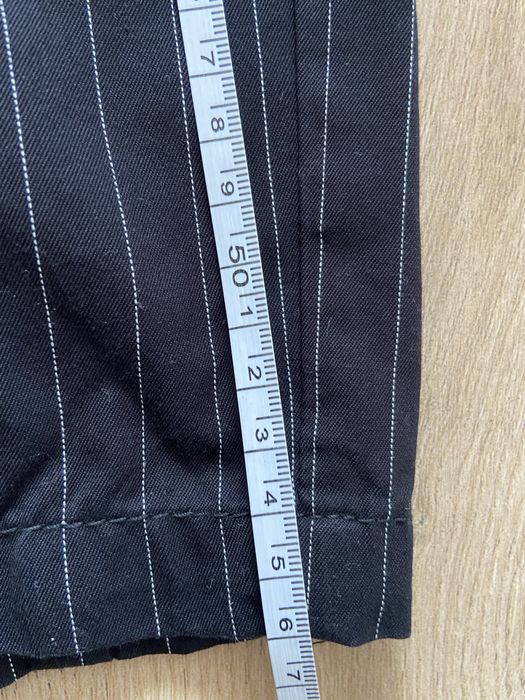 Smog L męskiw szorty chinosy krótkie spodenki czarne prążek