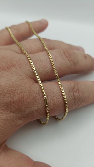 Złoty Łańcuszek Kostka 55cm Pr.585 Nowy Zapraszamy