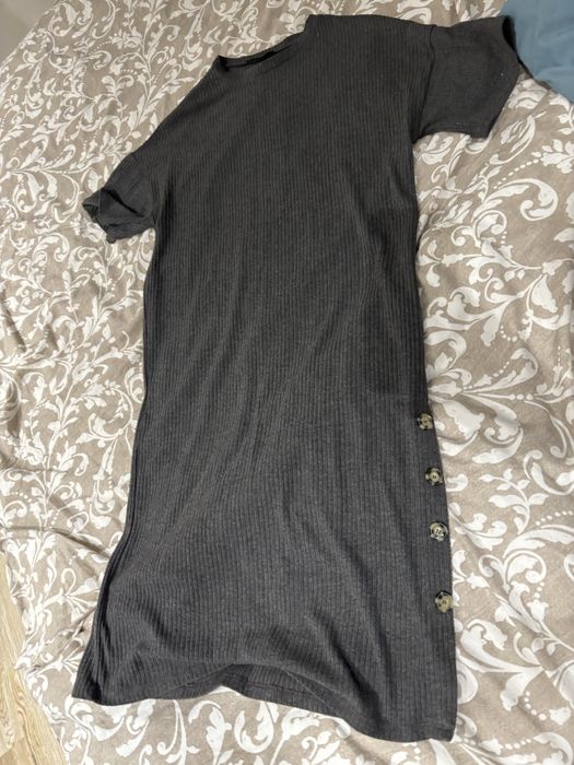 Sukienka 38 dzianinowa prążkowana