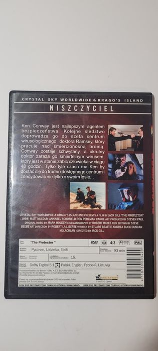 Film The protector płyta DVD niszczyciel