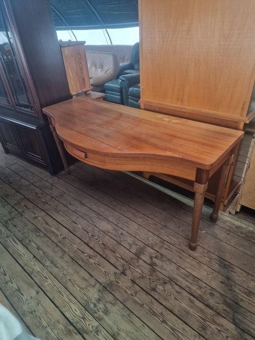 Stylowe Biurko konsola Teak